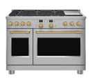 Café™ 48" Smart Dual-Fuel Commercial-Style Range with 6 Burners and Griddle (Natural Gas)