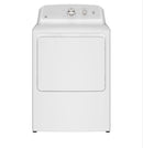 GE 4.3 cu. ft. Top Loading Washer with True Dual-Action Agitator and 7.2 cu. ft. Electric Dryer with Reversible Door (GTW385ASWWS, GTD38EASWWS)