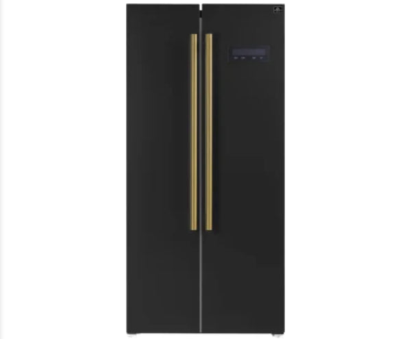 Forno Salerno  FFRBI180533BLK
33 Inch Freestanding Side by Side Refrigerator with 15.62 cu. ft. Total Capacity, Total Frost-Free Design, and Sabbath & Vacation Mode