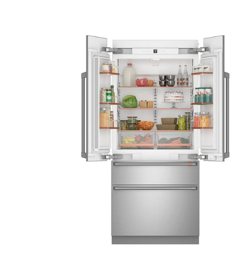 Café - 20.2 Cu. Ft.Built-In 4-Door French Door Smart Refrigerator with Bottom Freezer - Stainless Steel
Model:CIP36NP2VS1