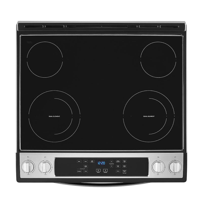 Whirlpool - 4.8 Cu. Ft. Slide-In Electric Range - Stainless Steel
Model:WEE515S0LS