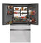 Café™ ENERGY STAR® 22.3 Cu. Ft. Smart Counter-Depth 4-Door French-Door Refrigerator in Platinum Glass
CXE22DM5PS5