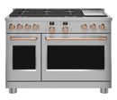 Café™ 48" Smart Dual-Fuel Commercial-Style Range with 6 Burners and Griddle (Natural Gas)