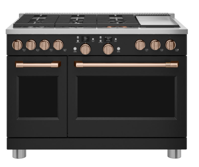 Café™ 48" Smart Dual-Fuel Commercial-Style Range with 6 Burners and Griddle (Natural Gas)