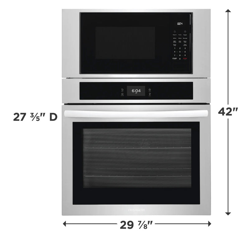 Frigidaire - 30" Electric Microwave Combination Oven with Fan Convection