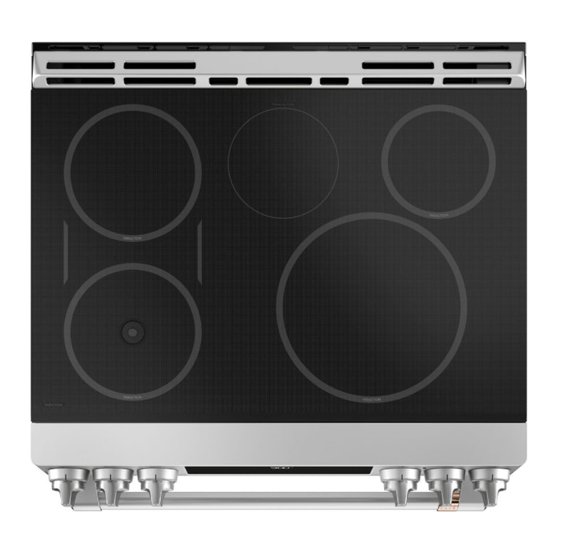 Café™ 30" Smart Slide-In, Front-Control, Induction and Convection Range with In-Oven Camera
CHS90XP2MS1