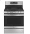 GE  JGB735SPSS
30 Inch Freestanding Gas Convection Range with 5 Sealed Burners, 5 Cu. Ft. Oven Capacity, Storage Drawer, Edge-to-Edge Cooktop, Enhanced Shabbos Mode Capable, Self-Clean+Steam Clean, No Preheat Air Fry, Integrated Griddle, and Center Oval B