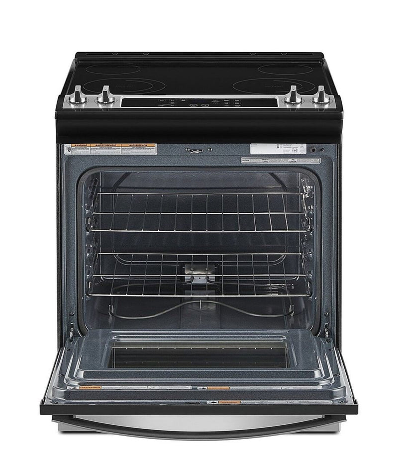 Whirlpool - 4.8 Cu. Ft. Slide-In Electric Range - Stainless Steel
Model:WEE515S0LS