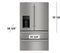 KitchenAid - 26 cu. ft. French Door Refrigerator with Ice and Water Dispenser - Stainless Steel
Model:KRMF536RPS