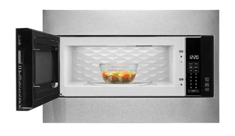 Whirlpool - 1.1 Cu. Ft. Built-In Microwave with Standard Trim Kit - Stainless Steel Model:WMT55511KS