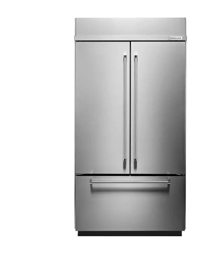 KitchenAid  42 inch - 24.2 Cu. Ft. French Door Built-In Refrigerator KBFN502ESS / KBFN502EBS / KBFN502EPA