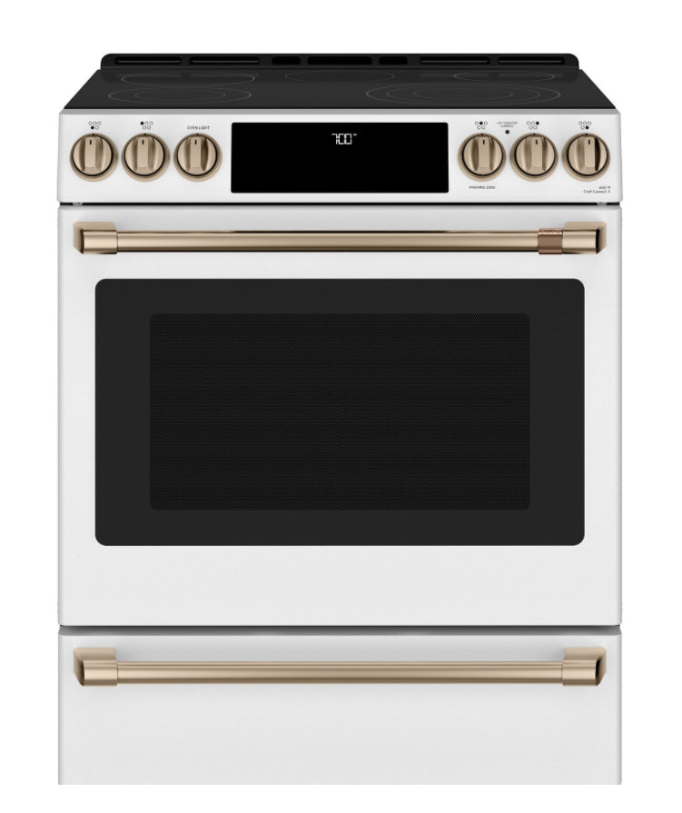 Café™ 30" Smart Slide-In, Front-Control, Radiant and Convection Range