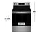 Whirlpool - 5.3 Cu. Ft. Freestanding Electric Range with Cooktop Flexibility - Stainless Steel Model:WFES3330RS