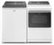 Whirlpool  WHWADREW8127
Side-by-Side Washer & Dryer Set with Top Load Washer and Electric Dryer in White