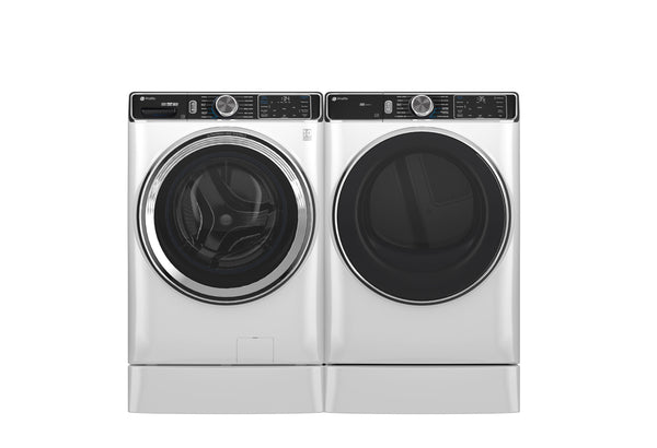 GE Profile™ 5.3 cu. ft. Capacity Smart Front Load ENERGY STAR® Washer with UltraFresh™ Vent System+ with OdorBlock™ with 7.8 cu. ft. Capacity Smart Front Load Electric Dryer with Steam and Sanitize Cycle

Model #:PFW870SSVWW, PFD87ESPVRS