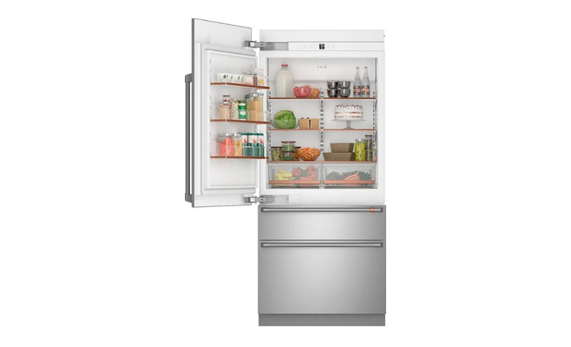 Café - 20.2 Cu. Ft. 3-Door Bottom Freezer Built-In Smart Refrigerator with Convertible Climate Control Drawer - Stainless Steel
Model:CIC36LP2VS1