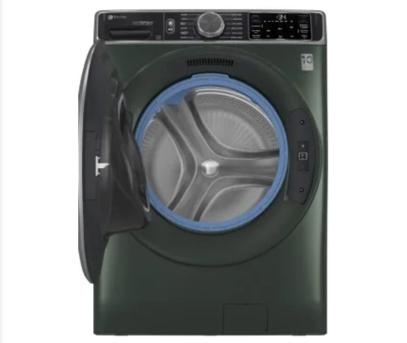 GE Profile  Front Load Washer with 5.50 cu ft Capacity, Ultra Fresh Vent System, Microban® Antimicrobial Technology with Electric Dryer with 7.8 cu ft Capacity, Steam Sanitize, Washer Link, Adaptive My Settings, SmartHQ™, Stainless Steel Drum