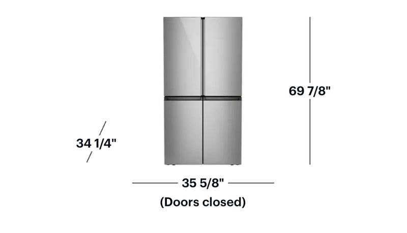 Café - 28.3 Cu. Ft. 4-Door French Door Smart Refrigerator with Dual-Dispense AutoFill Pitcher - Platinum Glass Model:CAE28DM5TS5