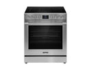 Frigidaire professional 4 Piece Kitchen Appliances Package with French Door Refrigerator, Electric Range, Over the Range Microwave and Dishwasher in Stainless Steel