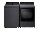 LG Top Load Washer with 5.5 cu ft Capacity, EasyUnload™, AI Fabric Sensor / Smart Pairing™ ,Slam Proof with LG  Electric Dryer with 7.3 cu ft Capacity, EasyLoad™ Door, AI Sensor Dry™, Smart Pairing