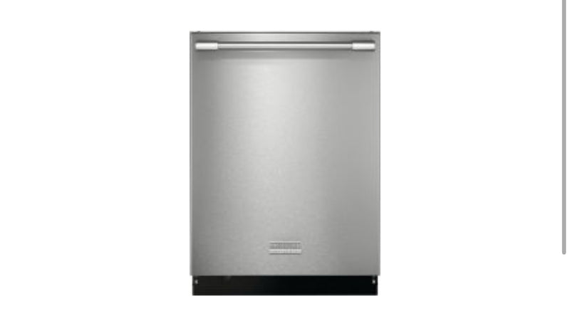 Frigidaire professional 4 Piece Kitchen Appliances Package with French Door Refrigerator, Electric Range, Over the Range Microwave and Dishwasher in Stainless Steel