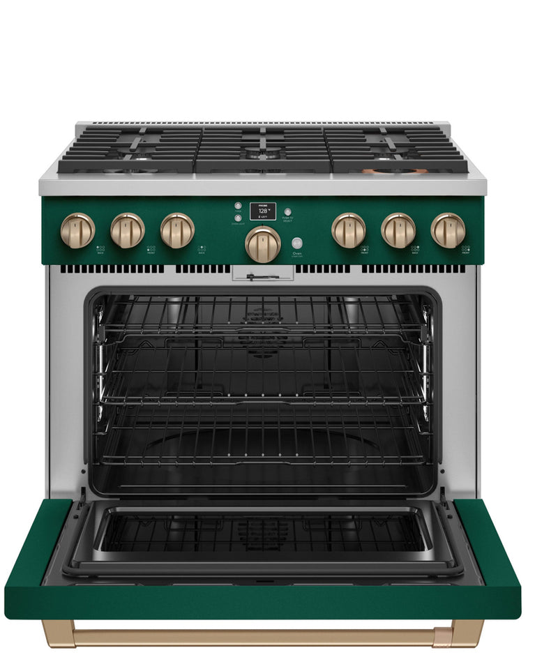 Café™ 36" Smart Dual-Fuel Commercial-Style Range with 6 Burners (Natural Gas)