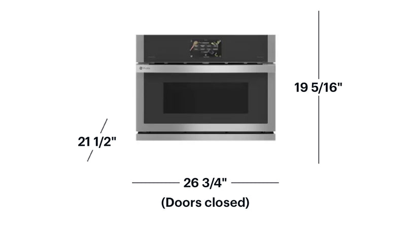 GE Profile - 1.7 Cu. Ft. Convection Built-In Microwave with Sensor Cooking and Five in One 120V Advantium Technology - Stainless Steel
Model:PSB9100SVSS