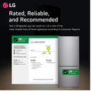 LG - 14.7 Cu. Ft. Bottom-Freezer Smart Refrigerator with Smart Cooling - Platinum Silver
Model:LBNC15231V