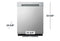 LG - 24" Front Control Built-In Stainless Steel Tub Dishwasher with SenseClean and 52 dBA - Stainless Steel Look Model:LDFC2423V