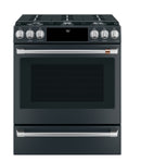 Café™ 30" Smart Slide-In, Front-Control, Gas Range with Convection Oven CGS700P4MW2 / CGS700P3MD1/ CGS700P2MS1