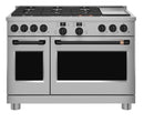 Café™ 48" Smart Dual-Fuel Commercial-Style Range with 6 Burners and Griddle (Natural Gas)