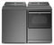 Whirlpool  WHWADRELC8127
Side-by-Side Washer & Dryer Set with Top Load Washer and Electric Dryer in Chrome Shadow