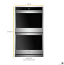 Whirpool 30 in. Smart Double Electric Wall Oven with Touchscreen