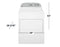 Whirlpool - 7 Cu. Ft. Electric Dryer with AutoDry Drying System - White
Model:WED4950HW