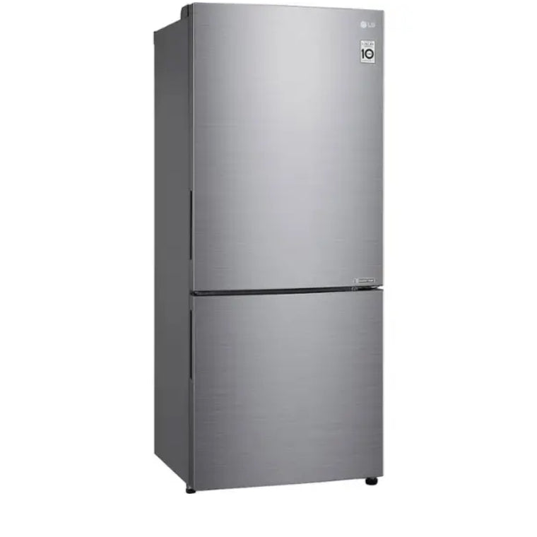 LG - 14.7 Cu. Ft. Bottom-Freezer Smart Refrigerator with Smart Cooling - Platinum Silver Model:LBNC15231V