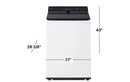 LG Top Load Laundry Pair with 5.3 cu. ft. Smart Washer with Agitator and Easy Unload and 7.3 cu. ft. EasyLoad Electric Dryer PLUS WT8405CB | DLE8400BE