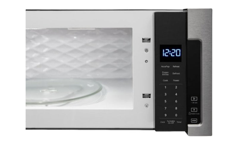 Whirlpool - 1.1 Cu. Ft. Low Profile Over-the-Range Microwave Hood Combination - Stainless Steel
Model:WML55011HS