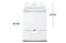 LG - 4.3 Cu. Ft. High-Efficiency Top Load Washer with SlamProof Glass Lid - White
Model:WT6100CW