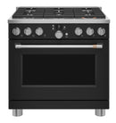 Café™ 36" Smart Dual-Fuel Commercial-Style Range with 6 Burners (Natural Gas)