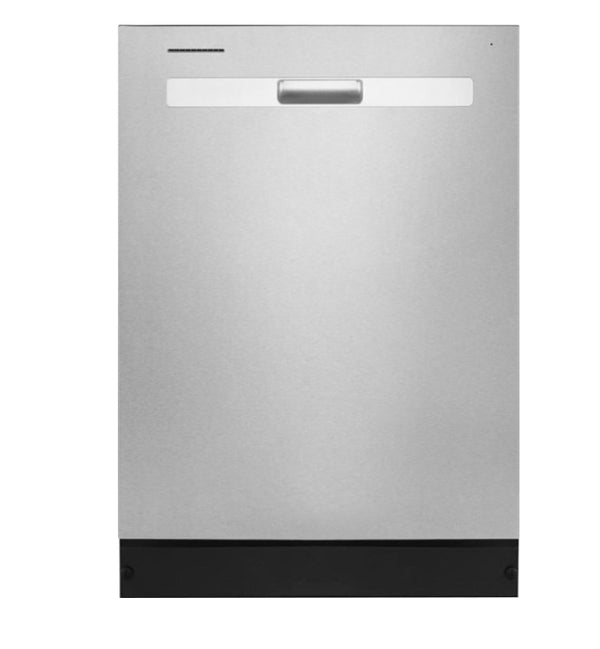 Whirlpool - 24" Top Control Built-In Dishwasher with Boost Cycle and 55 dBa - Stainless Steel