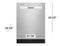 Whirlpool - 24" Top Control Built-In Dishwasher with Boost Cycle and 55 dBa - Stainless Steel