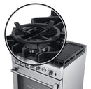 FORNO Lazio 30" 4.3 cu. ft. Gas Range with 5 Sealed Burners, Air Fryer and Griddle, FFSGS6276-30/ FFSGS6196-30