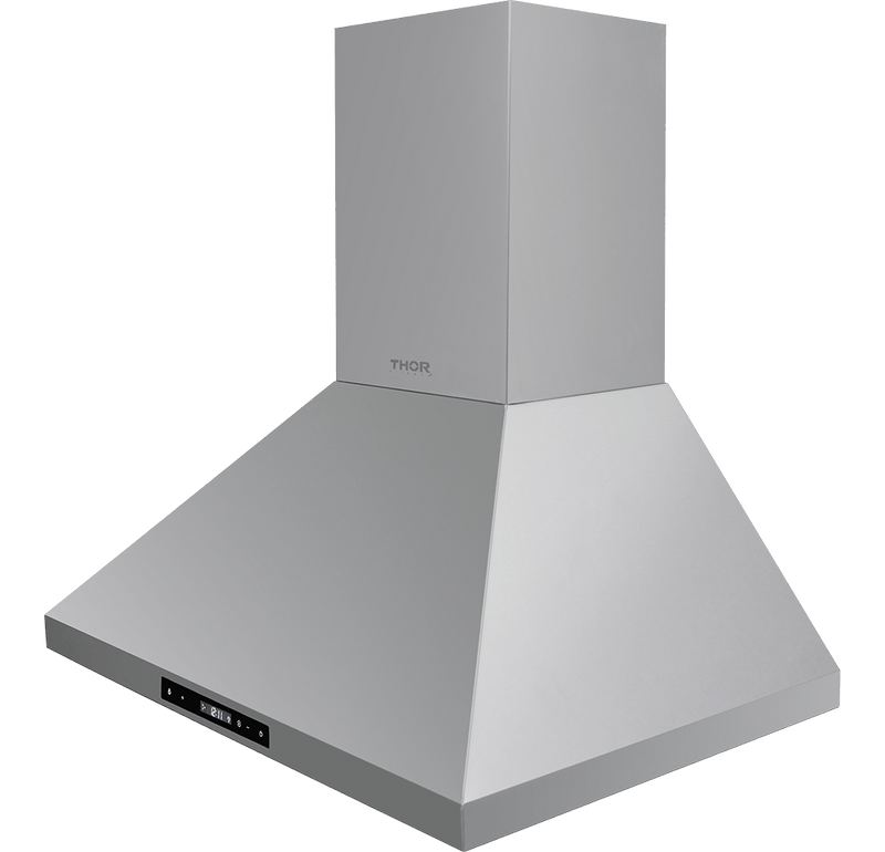 THOR Kitchen 30 in. Wall Mount LED Light Range Hood in Stainless Steel, HRH3007