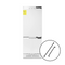 ZLINE Autograph 30" 16.1 cu. ft. Panel Ready Built-in 2-Door Bottom Freezer Refrigerator with Internal Water and Ice Dispenser with Black Matte Handles, RBIVZ-30-MB