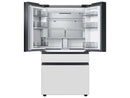 Sumsung Bespoke 4-Door French Door Refrigerator (29 cu. ft.) with Beverage Center™ in White Glass