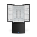Gordon Ramsay by THOR Kitchen 30" 17.5 cu. ft. French Door Counter Depth Refrigerator with Ice Maker in Matte Black with Navy Blue Accents, RF3017FFD00-BLU