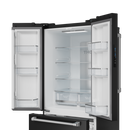 Gordon Ramsay by THOR Kitchen 30" 17.5 cu. ft. French Door Counter Depth Refrigerator with Ice Maker in Matte Black with Stainless Steel Accents, RF3017FFD00-SS