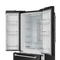 Gordon Ramsay by THOR Kitchen 30" 17.5 cu. ft. French Door Counter Depth Refrigerator with Ice Maker in Matte Black with Stainless Steel Accents, RF3017FFD00-SS