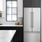 Gordon Ramsay by THOR Kitchen 30" 17.5 cu. ft. French Door Counter Depth Refrigerator with Ice Maker in Stainless Steel, RF3017FFD99