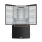 Gordon Ramsay by THOR Kitchen 36" 20.3 cu. ft. French Door Counter Depth Refrigerator with Ice Maker in Matte Black with Rose Gold Accents, RF3621CTD00-RSG